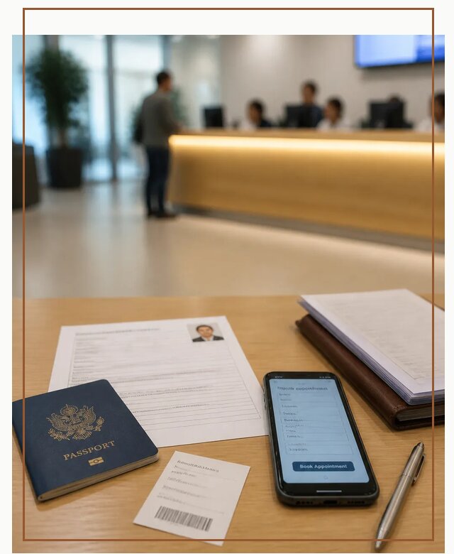 Запись в визовый центр в Новомосковске для подачи документов