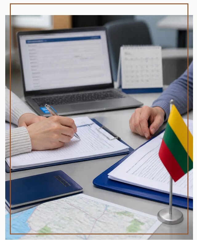 Профессиональное оформление визы в Литву для поездки в Новомосковске