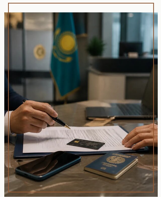 Открытие счета и банковской карты в Казахстане в Новомосковске